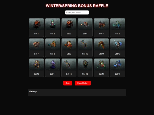 raffle18 screenshot