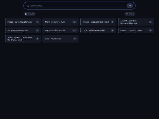 test screenshot