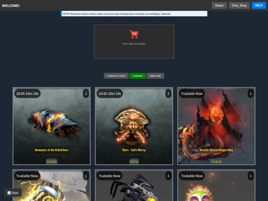 testtradables screenshot
