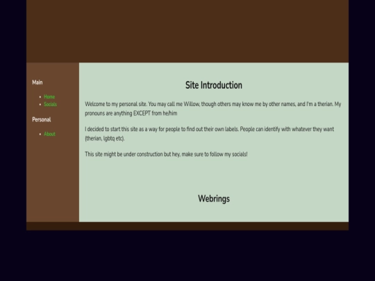 index screenshot