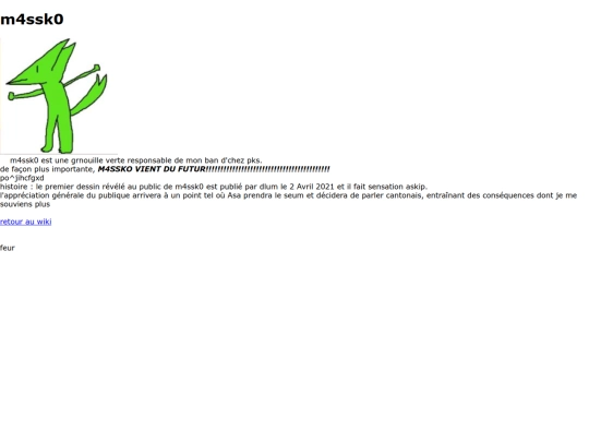 Randompedia/neuilles/m4ssk0 screenshot