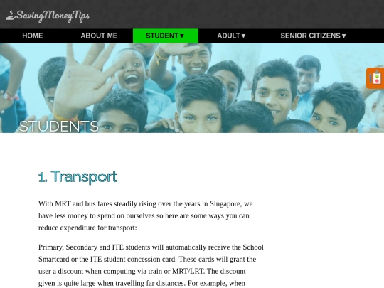 student screenshot