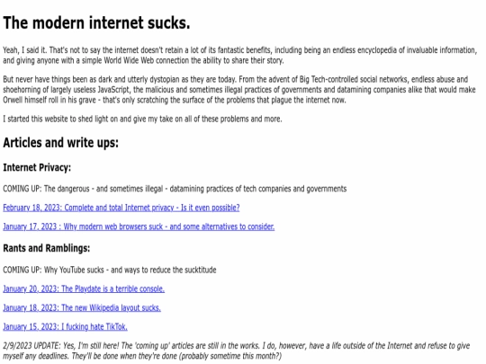 index screenshot