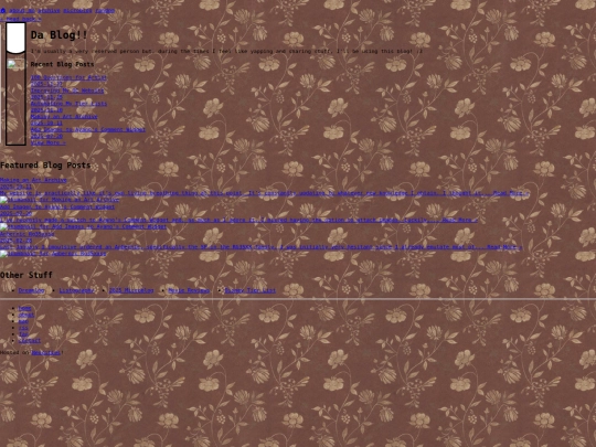 Blog screenshot