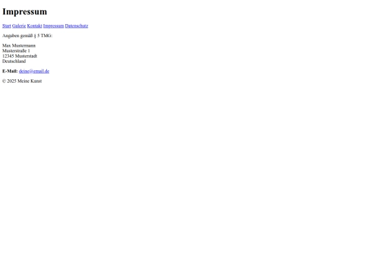 impressum screenshot