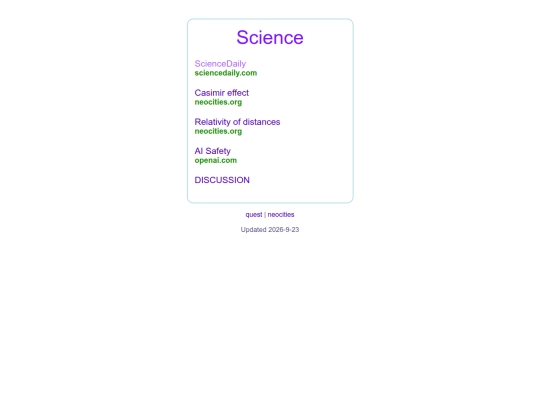 science screenshot