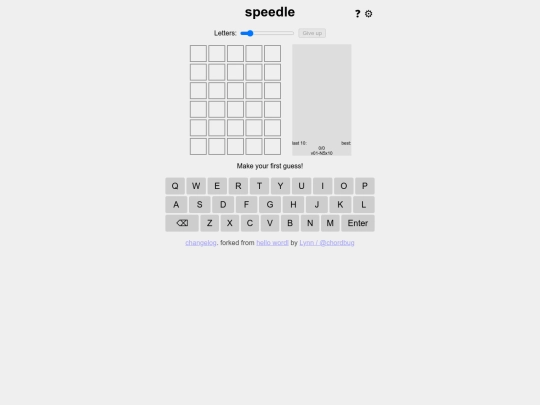 wordle screenshot