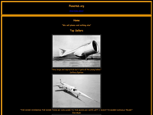 Archives/PlaneHub/Planehub screenshot