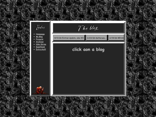 Blog screenshot