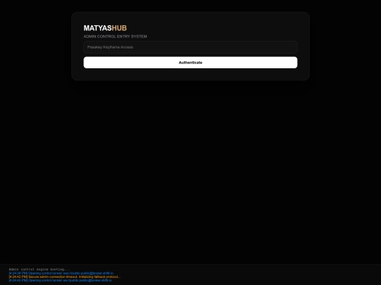 admin screenshot