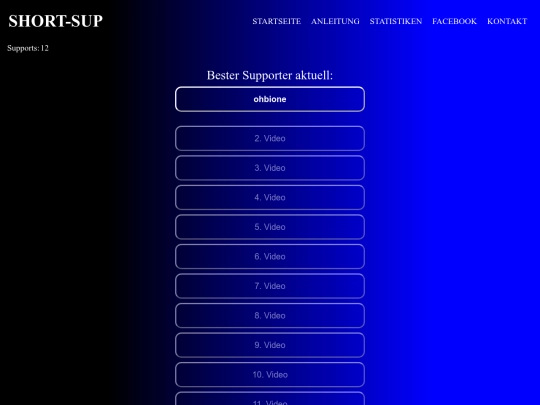 shortsup screenshot