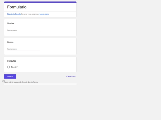 contacto screenshot