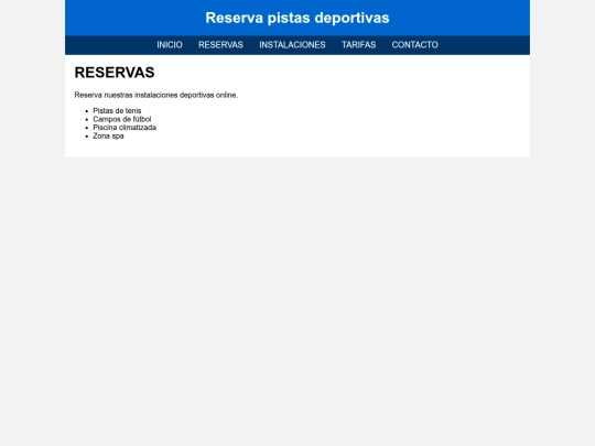 reservas screenshot