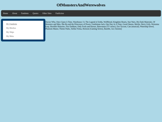 fandoms screenshot