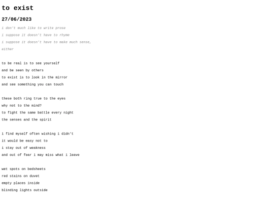 toexist screenshot