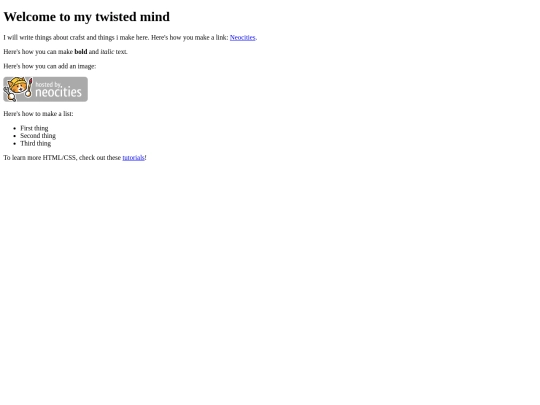 index screenshot