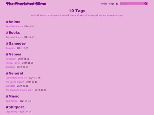 tags screenshot