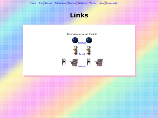 links screenshot