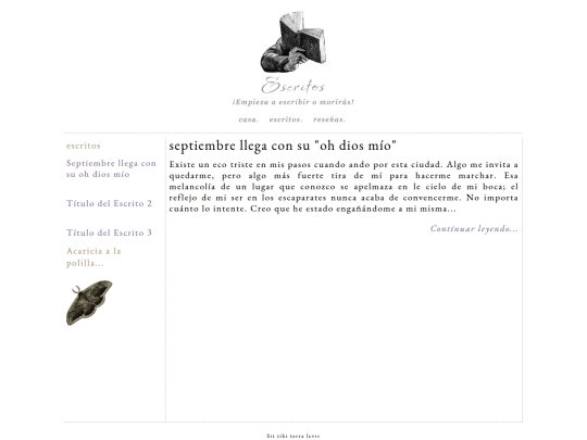 escritos screenshot