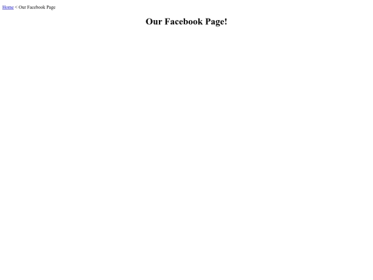 OurFacebookPage screenshot
