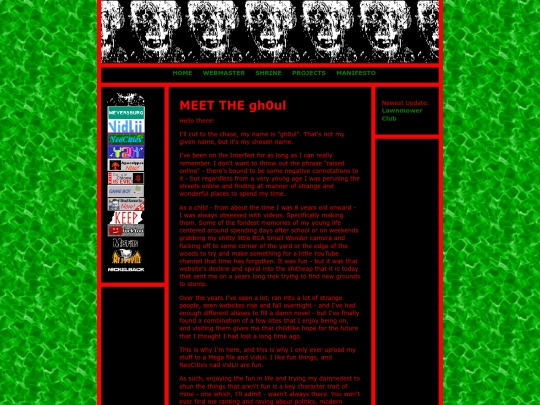 webmaster screenshot