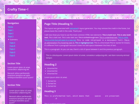crafts screenshot