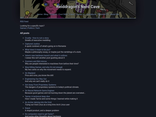 blog screenshot