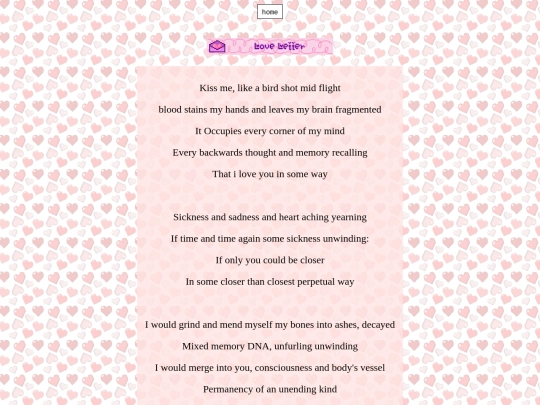 lovepoem screenshot