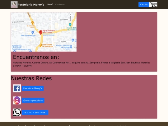 contacto screenshot