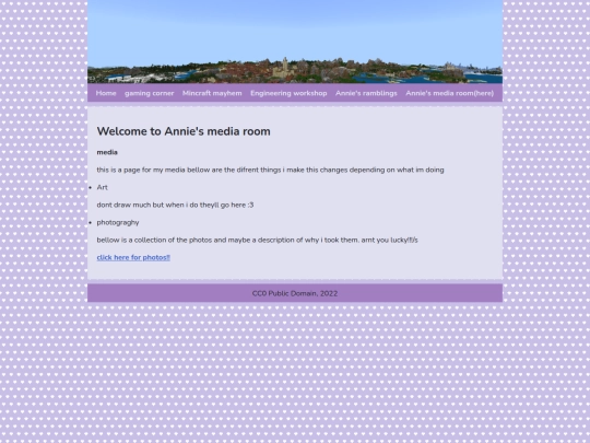 Anniesmediaroom screenshot