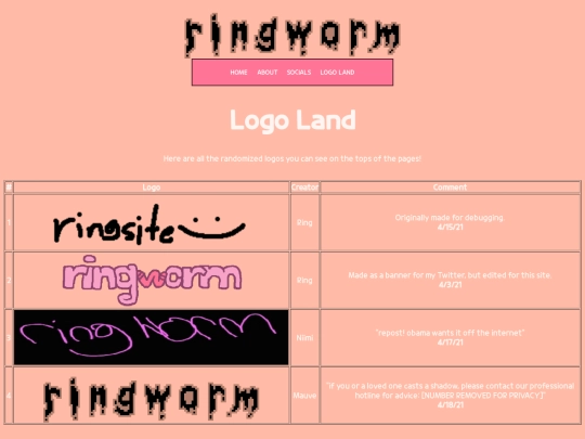 logos screenshot