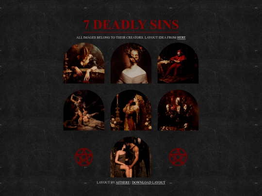 creativespages/coding/layouts/layout4/sevensins screenshot