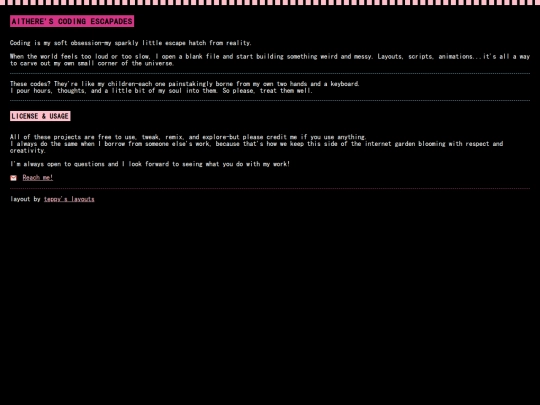 creativespages/coding/projects screenshot