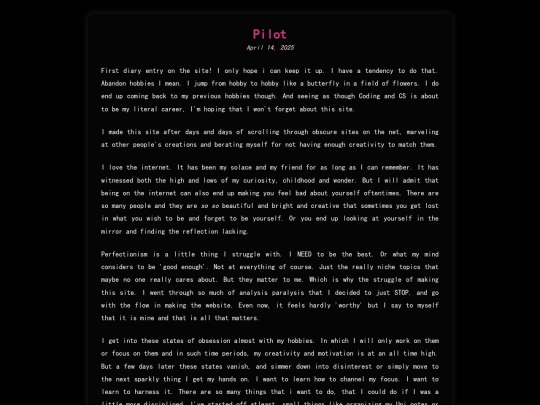 journal/entries/entry1 screenshot