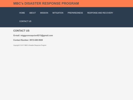 contact us screenshot