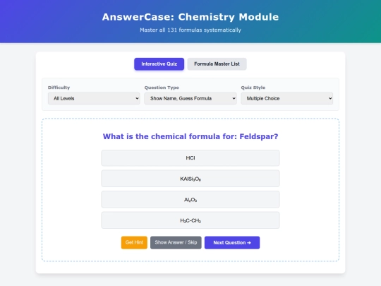 Studies /chem_formula screenshot