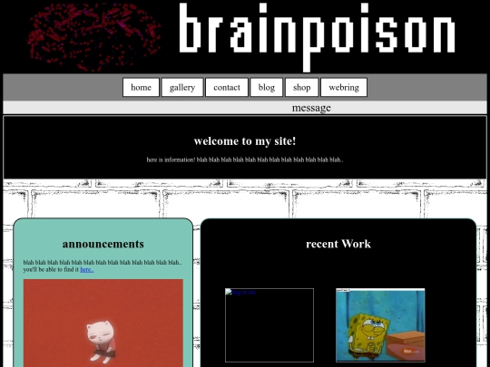 templateindex screenshot