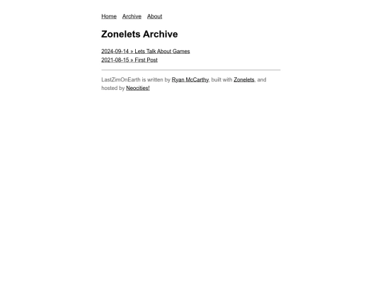 archive screenshot