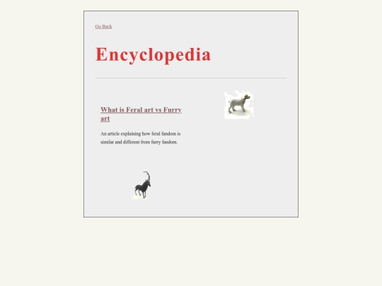 Encyclopedia screenshot