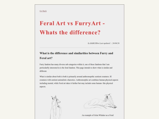 FeralArtVsFurryArt screenshot