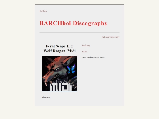 Music screenshot