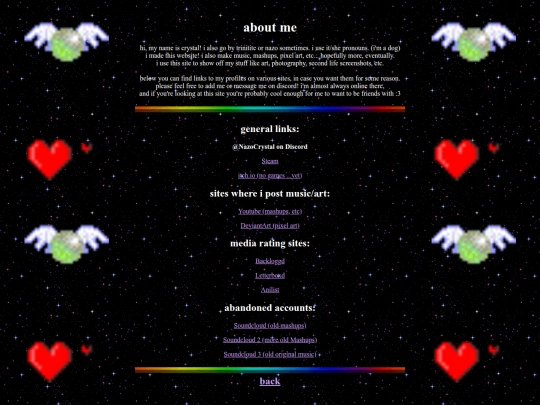 aboutme screenshot
