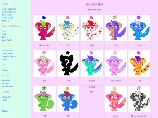 archive/masterlist screenshot