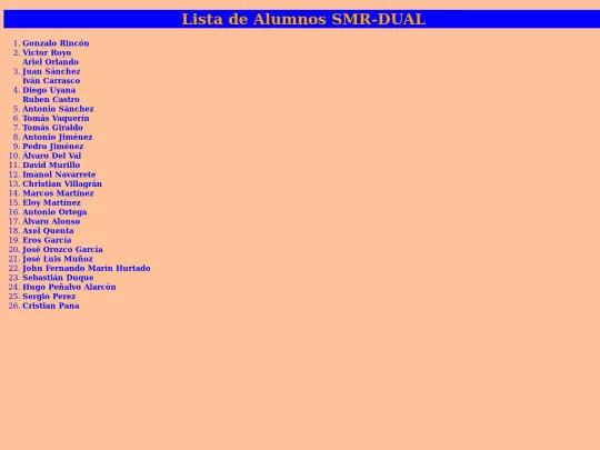 ejercicio 3/lista de alumnos SMR-DUAL screenshot