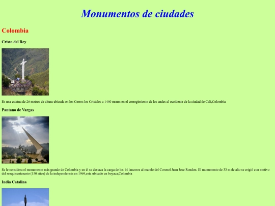 monumentos/monumentos del mundo screenshot