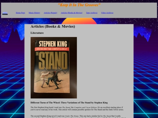 fictionArticles screenshot