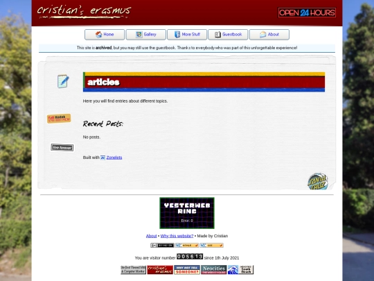 articles screenshot