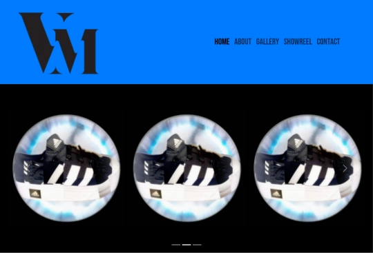 CA03-Portfolio website/gallery screenshot