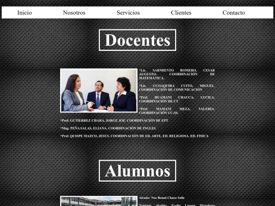 trabajo grupal/Docentes screenshot