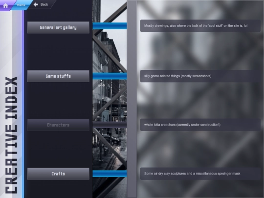 creative-index screenshot
